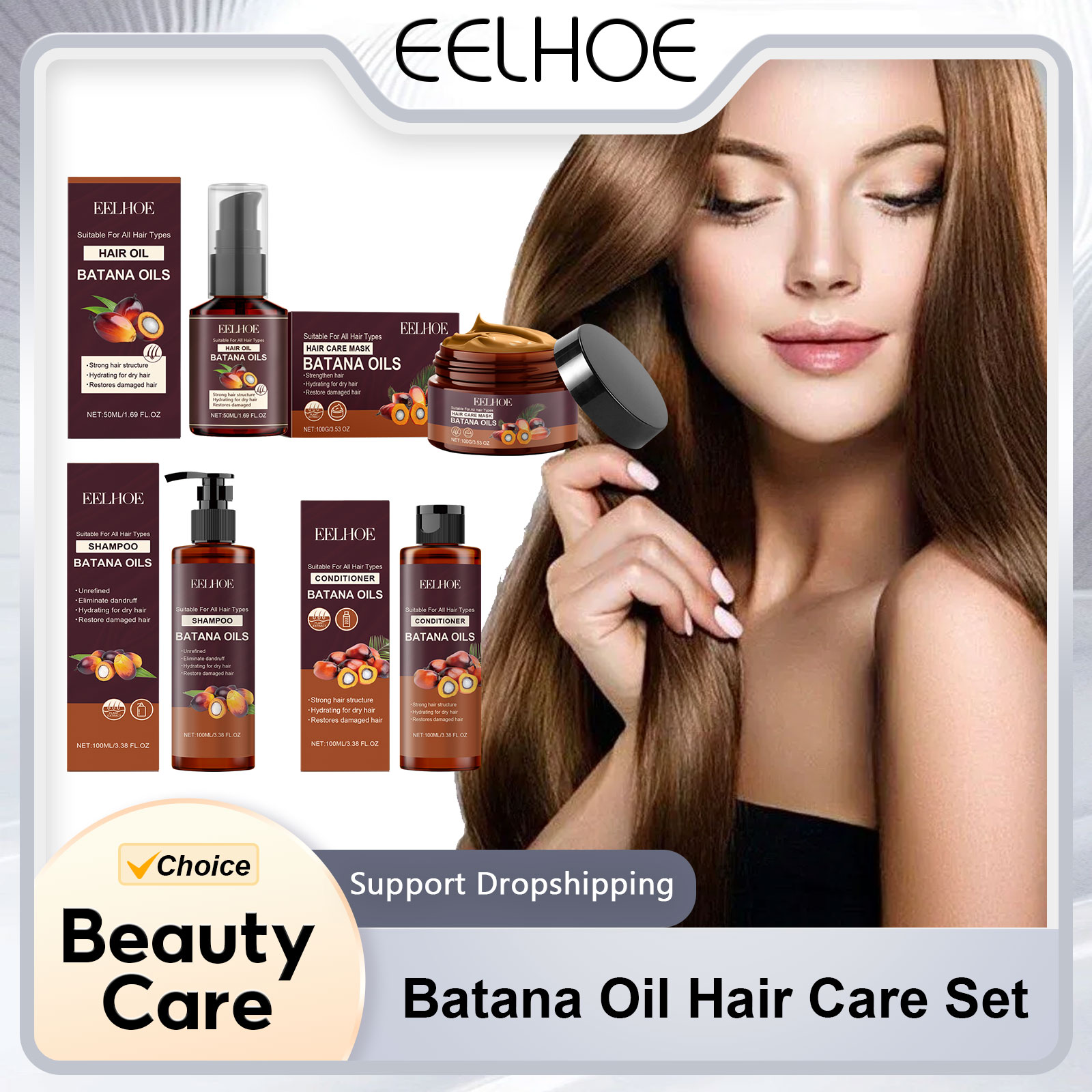 Hair Care Vitamin E - Batana Yağı Saç Bakım Seti Besleyici
